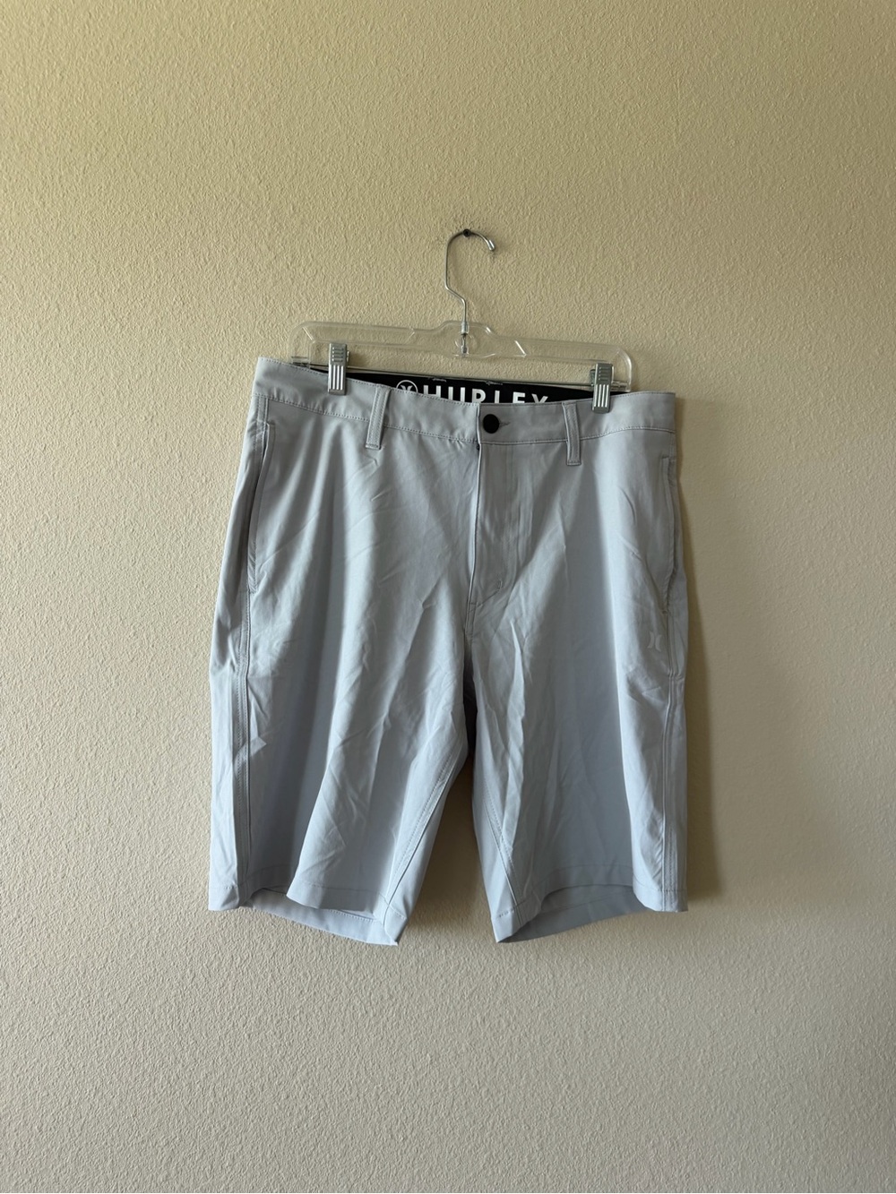 Hurley Light Gray Men's Hybrid Shorts